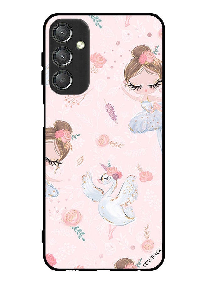 Covernex - Protective Case Cover For Samsung Galaxy A24 4G Doly Girl And Flowers - Image 1