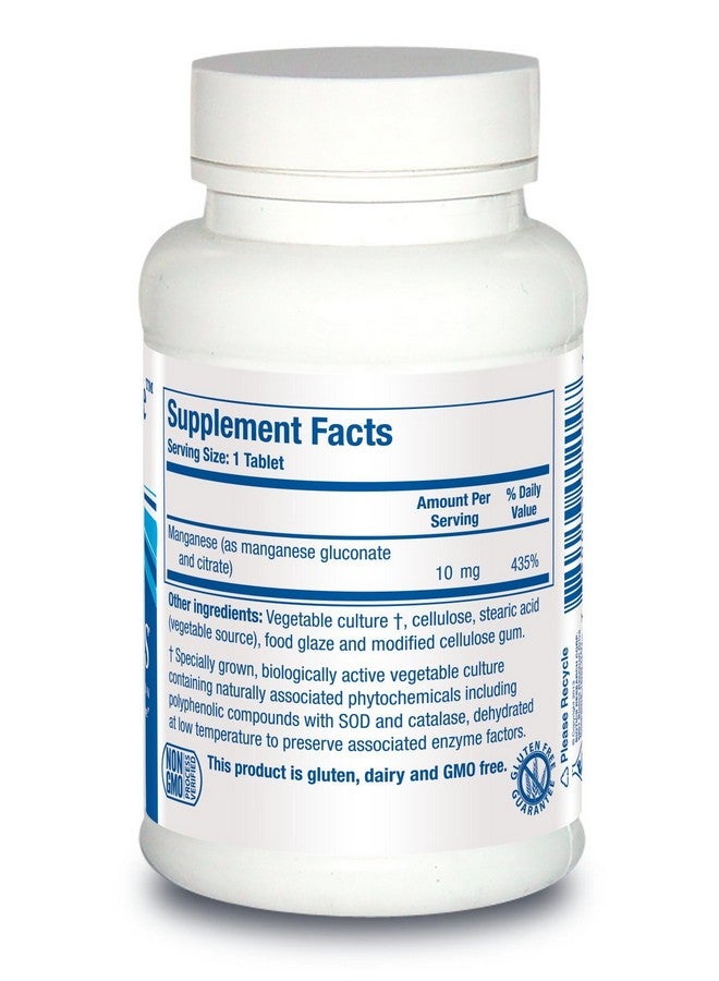 Biotics Research Biotics Research Mn Zyme, Manganese, Trace Mineral, Antioxidant, Metabolism Support, Healthy Cholesterol, Bone and Cartilage Development. 100 Tablets - Image 2