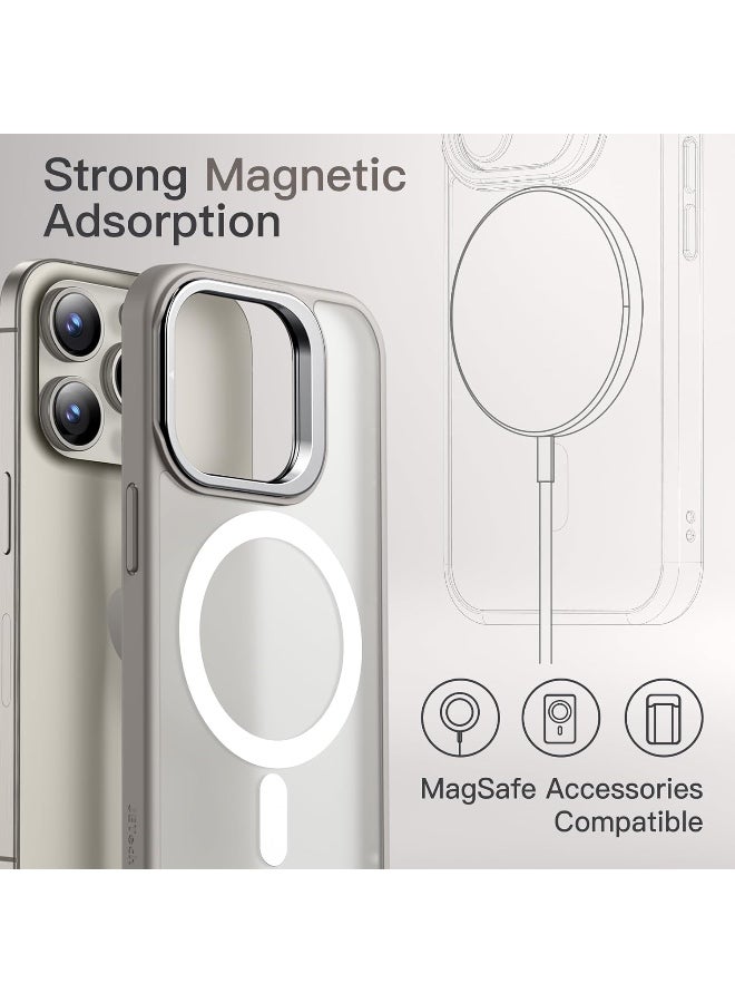 RITY iPhone 16 Pro Max Case – Hidden Stand, MagSafe Support, Matte Anti-Fingerprint Finish, Strong N52 Magnet - Image 3