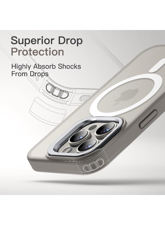 RITY iPhone 16 Pro Max Case – Hidden Stand, MagSafe Support, Matte Anti-Fingerprint Finish, Strong N52 Magnet - Image 4