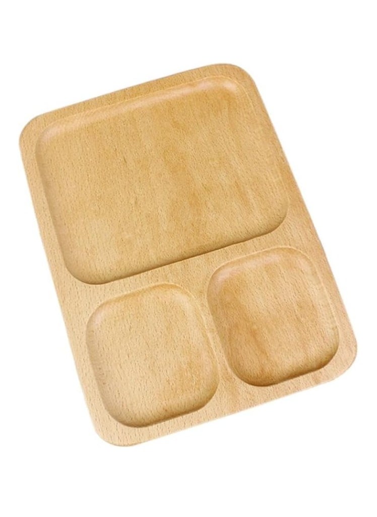 سبيس شوب طبق خشبي مقسم  - Image 1