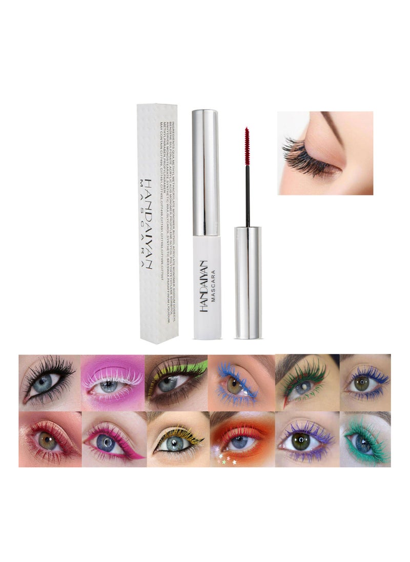 Handaiyan Mascara Black Volume And Long Waterproof Extreme Volume Matte Makeup Mascara Intense Length Lasting Curly Slender,Lengthening Smudge-Proof No Clumping,Easy To Apply Best Grande Lash  - Image 1