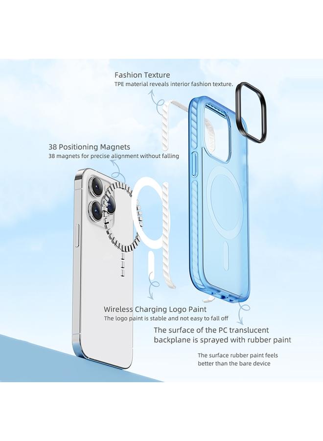 روك جراب لهاتف iPhone 14 Pro، جراب هاتف مغناطيسي مزدوج الطبقات Armor Shield MagSafe - Image 3