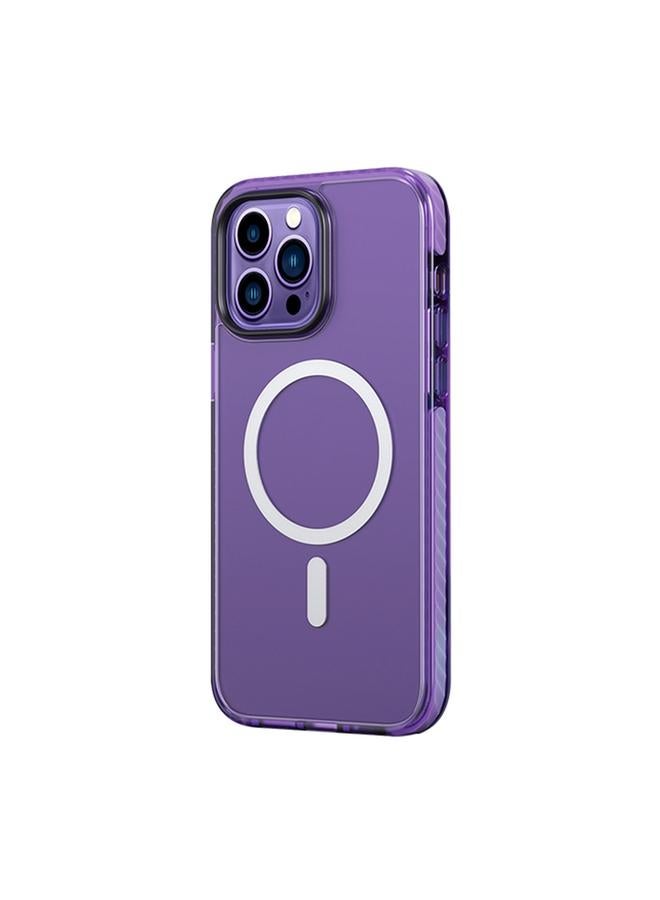 روك جراب لهاتف iPhone 14 Pro، جراب هاتف مغناطيسي مزدوج الطبقات Armor Shield MagSafe - Image 1