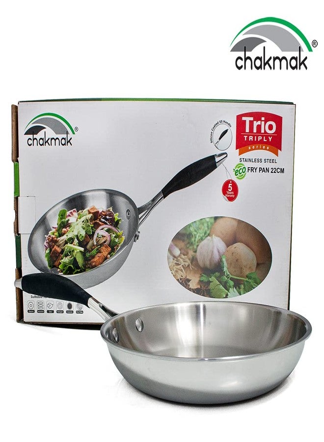 Chakmak شكماك TRIPLY Taper FRYPAN Trio 22 سم - Image 2