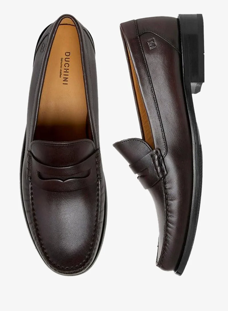 دوتشيني أحذية رجالية سادة سهلة الارتداء