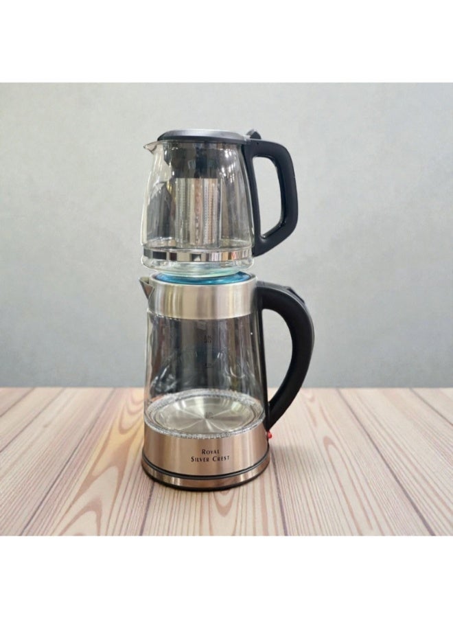 Royal Silver Crest Electric Heat Kettle SC-500 Dual Capacity 1.5L + 2.8L With Keep Warm & Boil Function - Image 5