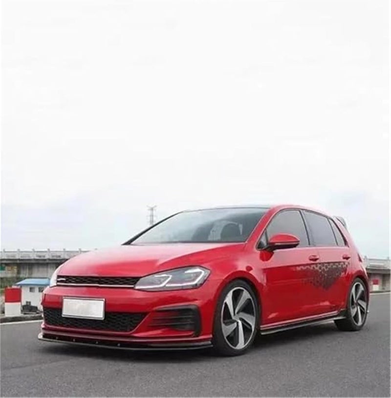 QASULER Front Bumper Splitter Lip Spoiler for VW Golf MK7 MK7.5 GTI - Image 2