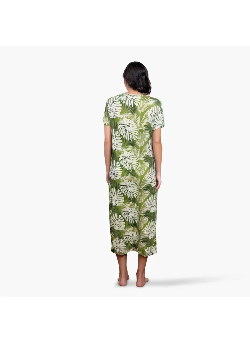 Aadaraya Printed Night Gown