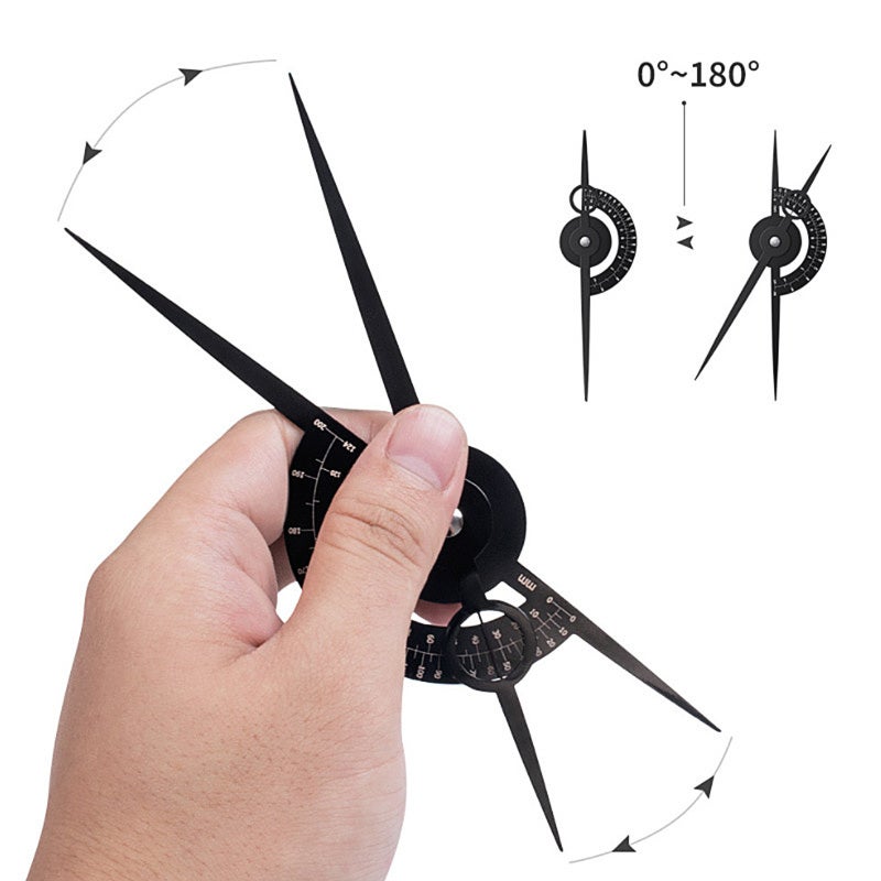 Tattoo Eyebrow Ruler Three-Point Positioning Permanent Makeup Symmetrical Tool Compass Grooming Stencil Shaper Balance Ruler - Image 4