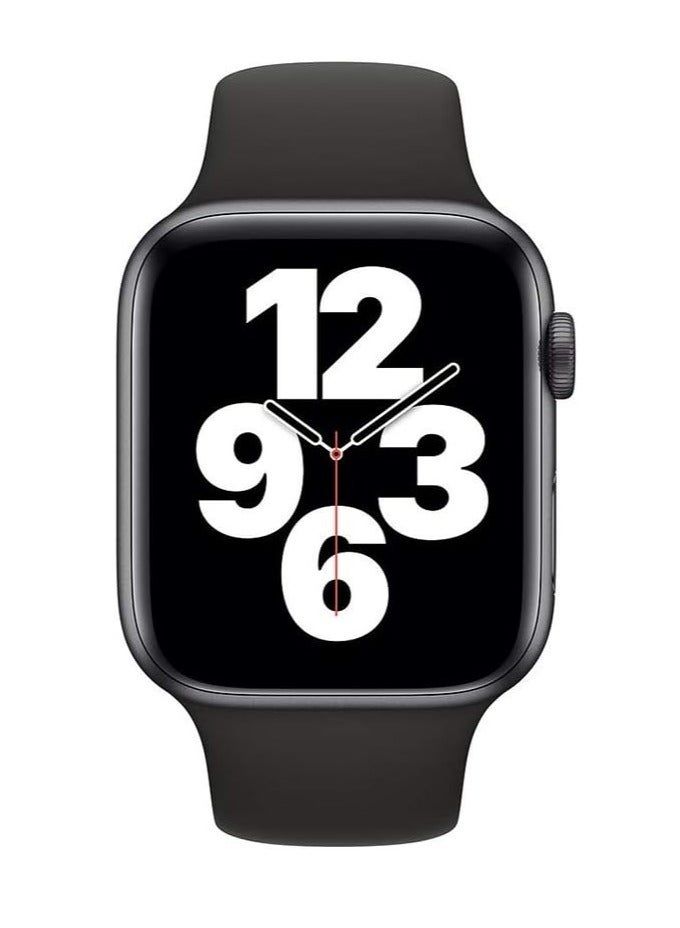 ten.tech Ten Tech Silicone Sport Band for Apple Watch Ultra/Ultra 2 49mm 45mm 44mm 42mm, Waterproof Soft Silicone Sports Band for iWatch Ultra SE 8/7/6/5/4/3/2/1, black - Image 2