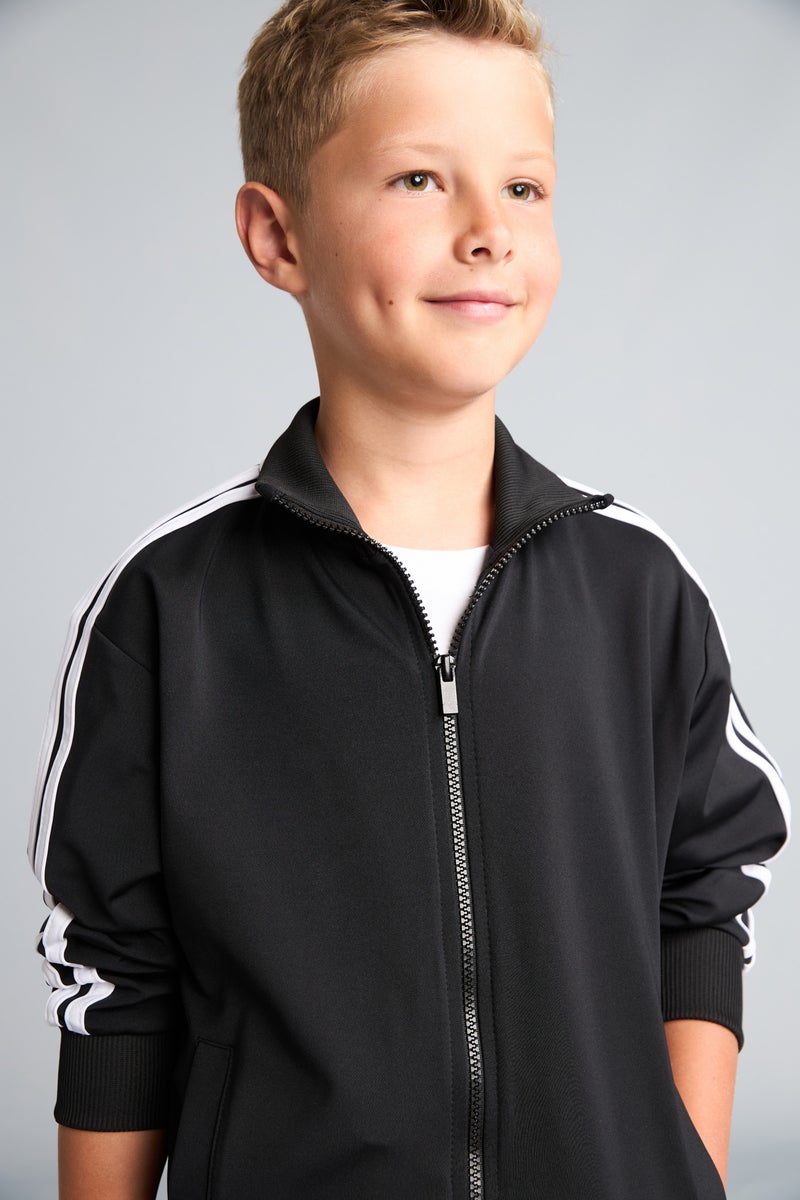 DeFacto Black Boy Boy Black Sweatshirt and Sweatpants Set Casual - Image 4