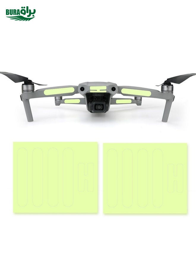 BURAQ 2pcs RCSTQ Drone Universal Luminous Stickers - Image 1