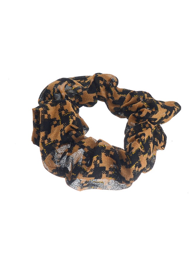 توكه استك قماش منقوشة للنساء لون بني