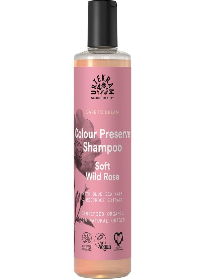 Urtekram Shampoo - Colour Preserve - Wild Rose - 250 ml, Vegan, Organic, Natural Origin - Image 1