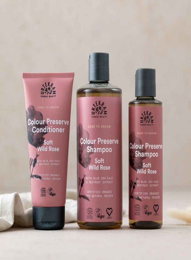 Urtekram Shampoo - Colour Preserve - Wild Rose - 250 ml, Vegan, Organic, Natural Origin - Image 5