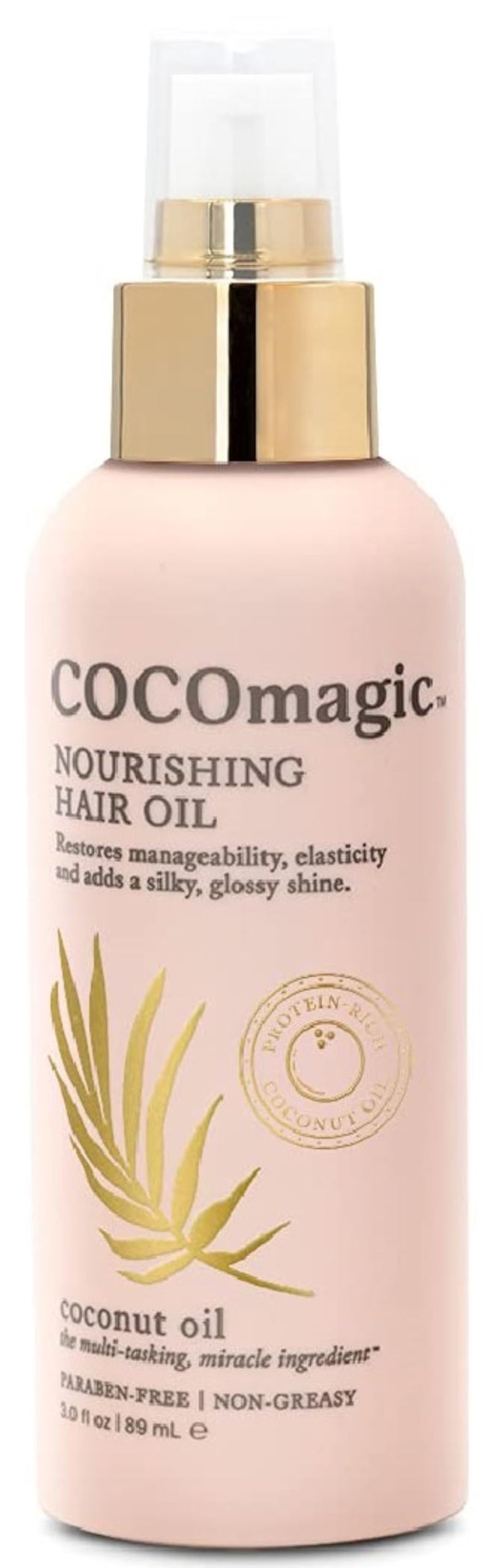 Cocomagic Nourishing Hair Oil  Promotes HealthyLooking Hair  Restore Manageability Add Silky Glossy Shine  Paraben Free Cruelty Free Made in USA 3 oz