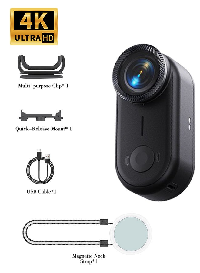 تي تي TT 4k Ultra Hd Pet Wearable Camera 64GB