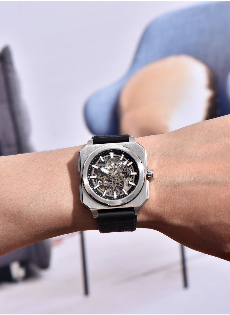 PAGANI DESIGN New Men's Mechanical Watches, Silicone Strap, Waterproof, Comfortable And Versatile, Luminous Hands, Imported Movement.PD1791  - Image 2