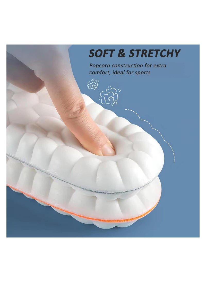 Orthopaedic Insoles for Men and Women Memory Foam Insoles Comfort Sports Shoe Insoles Breathable and Relieve Foot Pain Ideal Insole for Hiking Running 28.5cm  - Image 3