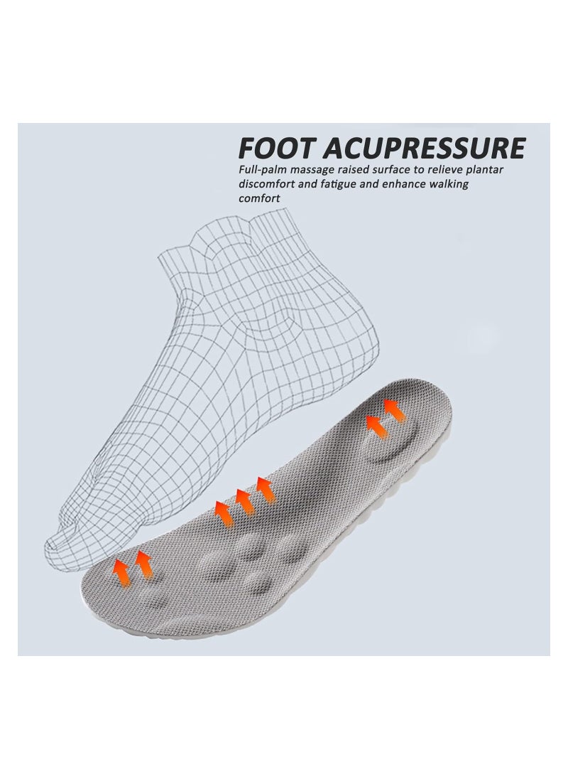 Orthopaedic Insoles for Men and Women Memory Foam Insoles Comfort Sports Shoe Insoles Breathable and Relieve Foot Pain Ideal Insole for Hiking Running 28.5cm  - Image 4