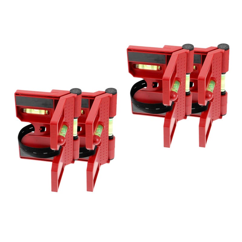 4 pcs Professional Spirit Level Post Level Tool Folds Bubble Level - Image 3