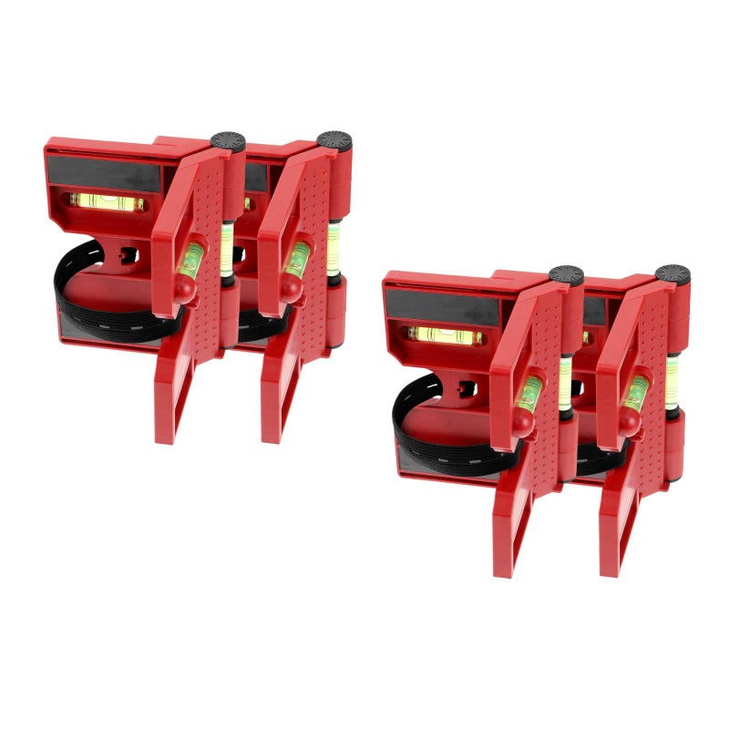 4 pcs Professional Spirit Level Post Level Tool Folds Bubble Level - Image 4