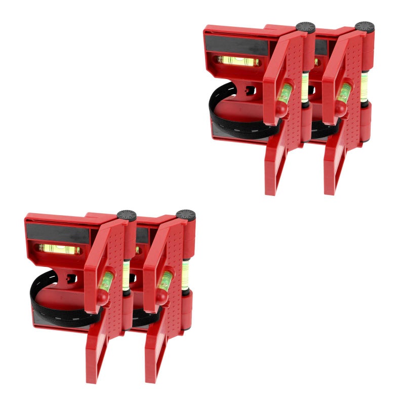 4 pcs Professional Spirit Level Post Level Tool Folds Bubble Level - Image 5