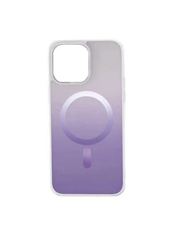 Magic Mask Ultra Thin Anti Fall Anti Scratch Anti Yellow Silicone Protective Cover Transparent 6.1 inch Compatible with iPhone 14 Pro Clear Phone Case Purple  - Image 1