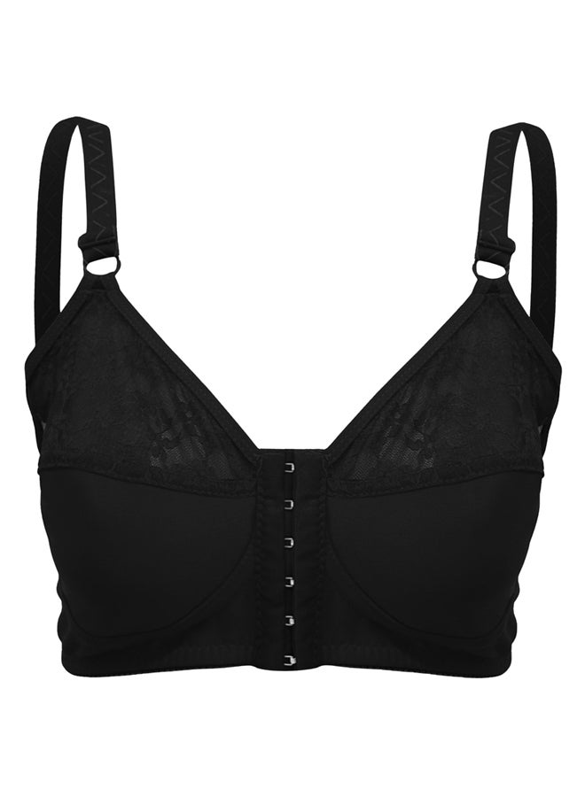 Lasso Front Open Bra Cup B With Lace For Women - Image 1