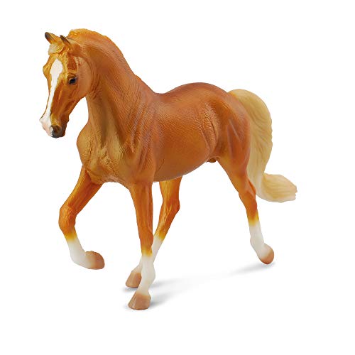 Collecta Tennessee Walking Horse Stallion Golden Palomino Multicolored 65L x 43H - Image 1