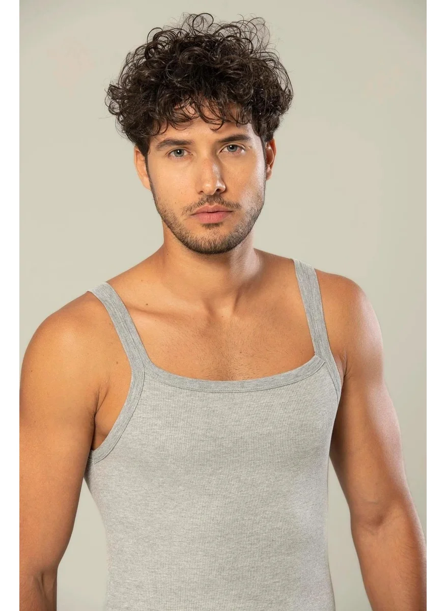 إيردم Men's Thin Strap Camisole Undershirt 1117 - 3 Pieces