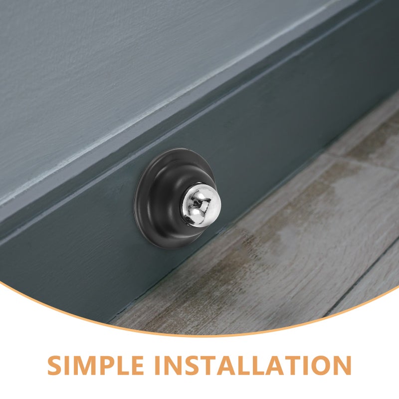 2pcs Magnetic Door Stop Household Anti-Collision Door Stoppers Wall Protector Easy Installation Doorstop Wall Protectors - Image 3