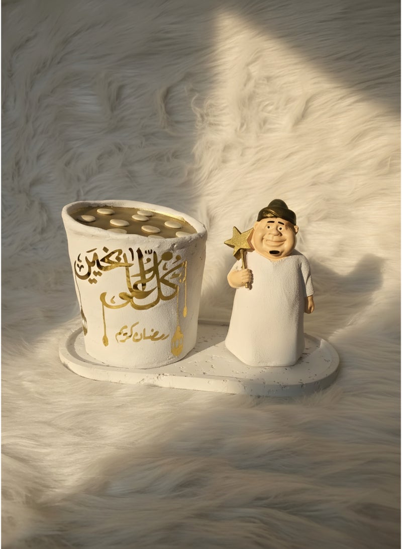 ديكور رمضان فنانيس مع عربية قطايف - Image 2