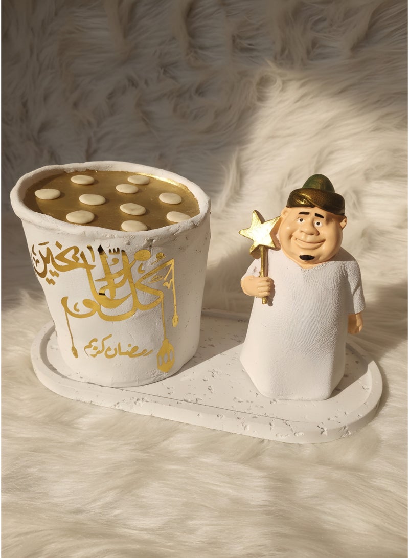 ديكور رمضان فنانيس مع عربية قطايف - Image 1