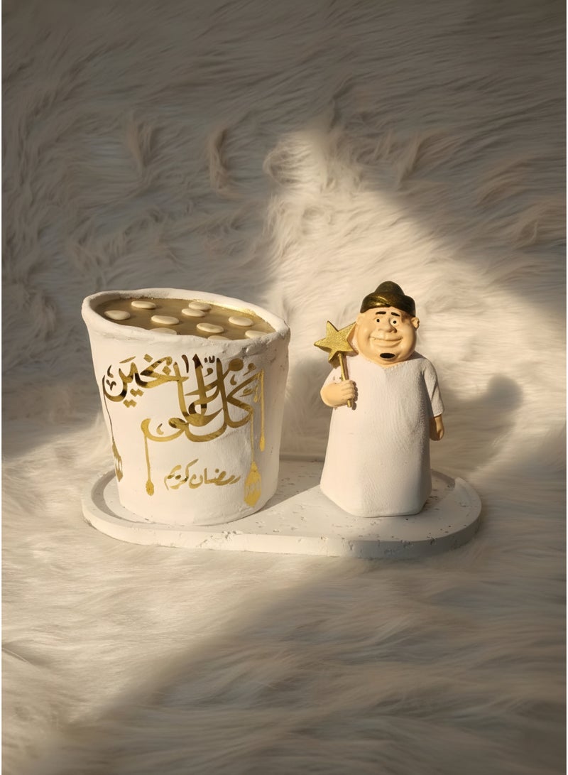 ديكور رمضان فنانيس مع عربية قطايف - Image 3