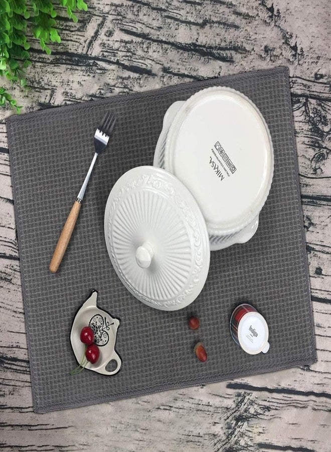 TASMAX Dish Drying Mat - Absorbent Mat for Kitchen Utensils - Large - Random Color - 50 * 38 - Image 2