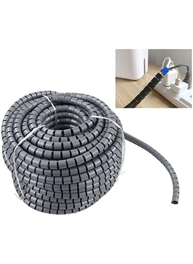 غلاف كابل حلزوني واقي أسلاك مرن 42 مم 20 متر للكابلات والأنابيب - Image 5