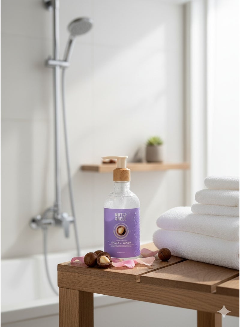 Nutshell Macadamia and Rose Water Facial Wash -250 Ml - Image 2