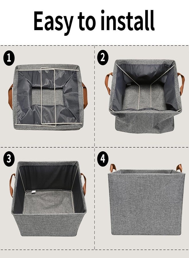 zingware Foldable Cloth Storage Organizer Bag with Handles – 46x27 cm (1 Pc) | Durable Storage Solution for Home, Closet, and Travel - Image 2