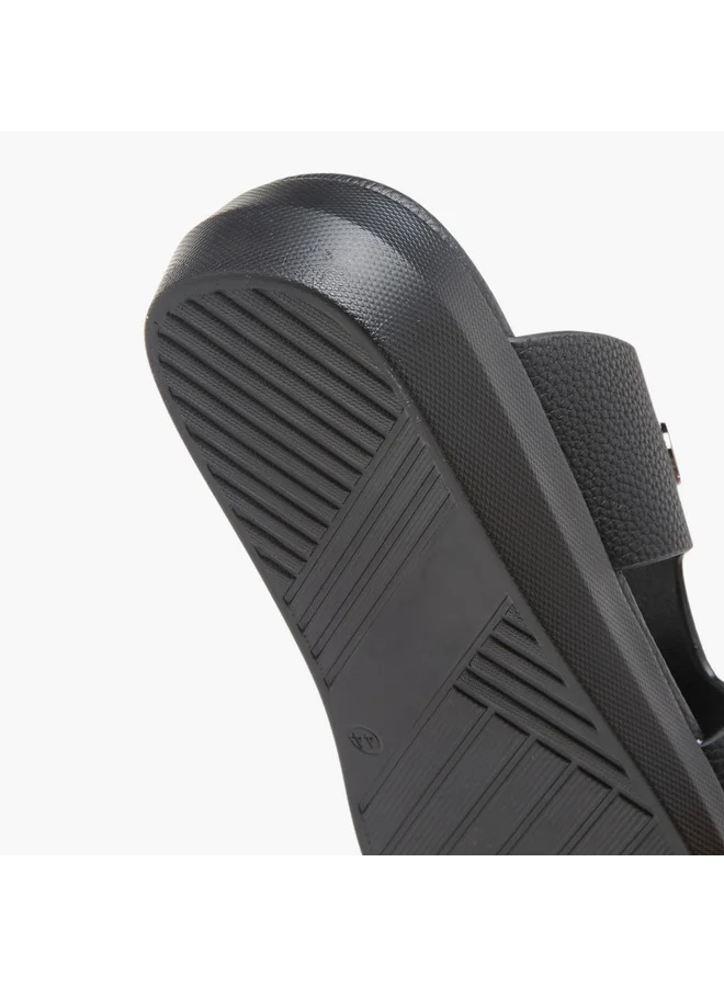 Le Confort Men Cut-Out Detail Slip-On Sandals