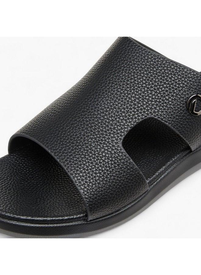 لو كونفورت صنادل رجالية بتفاصيل مقصوصة سهلة الارتداء - Image 4