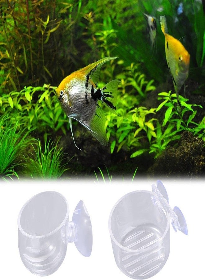 Kopida Fish Tank Plant Cup 6PCS Aquarium Growing Cups Acrylic Waterweed Cup Aquarium Decoration Plant Cup Pot with Suction Holder Mini Gardening Vase Feeder - Image 5
