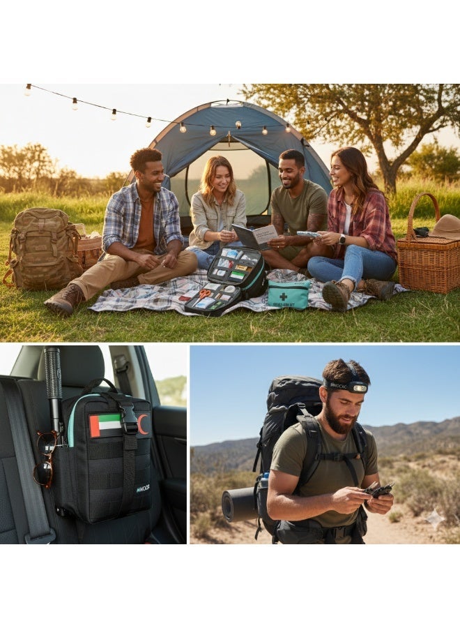 MOOR Survival & Camping Kit – Compact Emergency Outdoor Gear Set for Hiking, Travel & Camping with Essential Tools in Black - Image 2