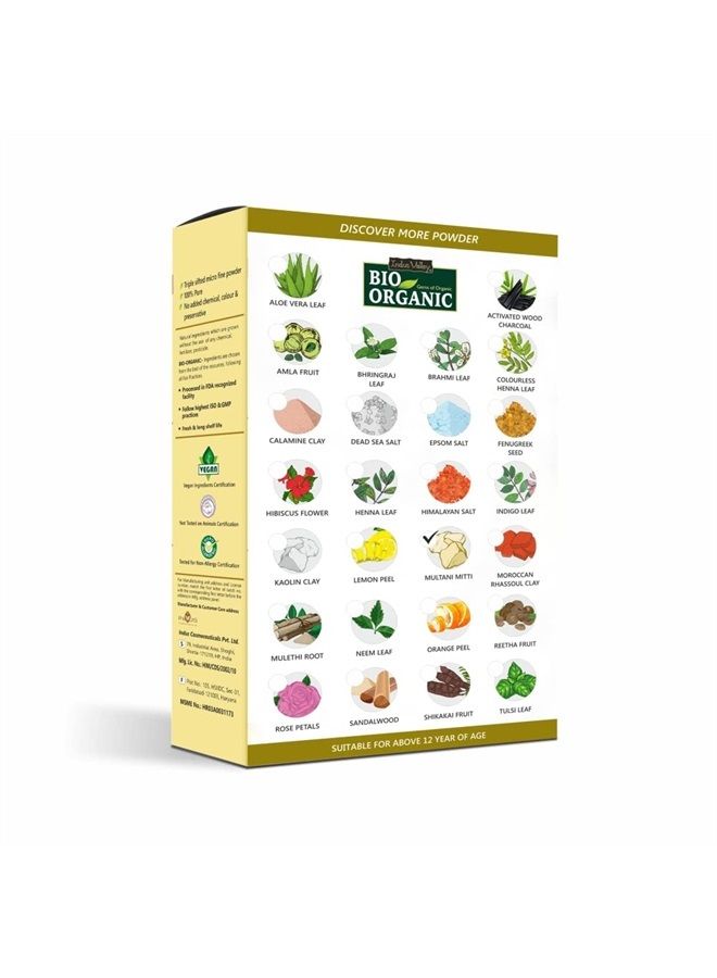 Indus Valley Bio Organic Multani Mitti Powder 100% Pure Natural & Organic Skin Care, Reduces fine lines & wrinkles, Lightens suntan, dark spots and pigmentation, Cruelty-free & Vegan, Certified USDA O - Image 2