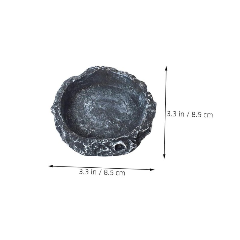 Reptile Food Water Bowls 2 Pack Small Feeding Dishes Stable Base - Image 3