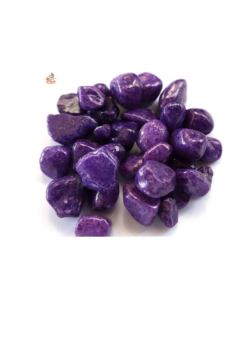 كنب حوض الحصى المزخرف باللون الأرجواني - Image 2