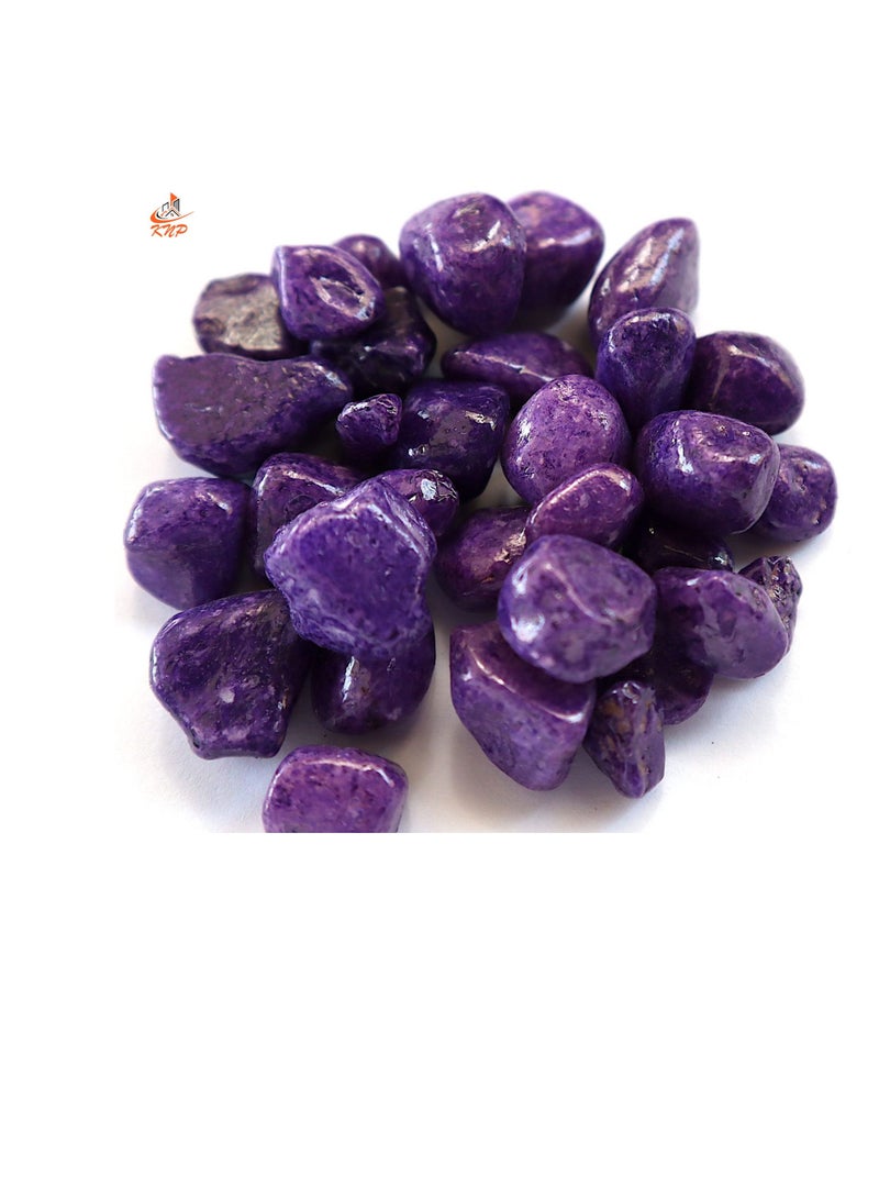 كنب حوض الحصى المزخرف باللون الأرجواني - Image 3