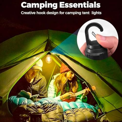 PRO365 Camping Bulb, 3 Light Modes, USB Charging Cable Provided, Ideal for Travel, Car Repair, Construction Sites (2 Bulbs, Rechargable) - Image 3