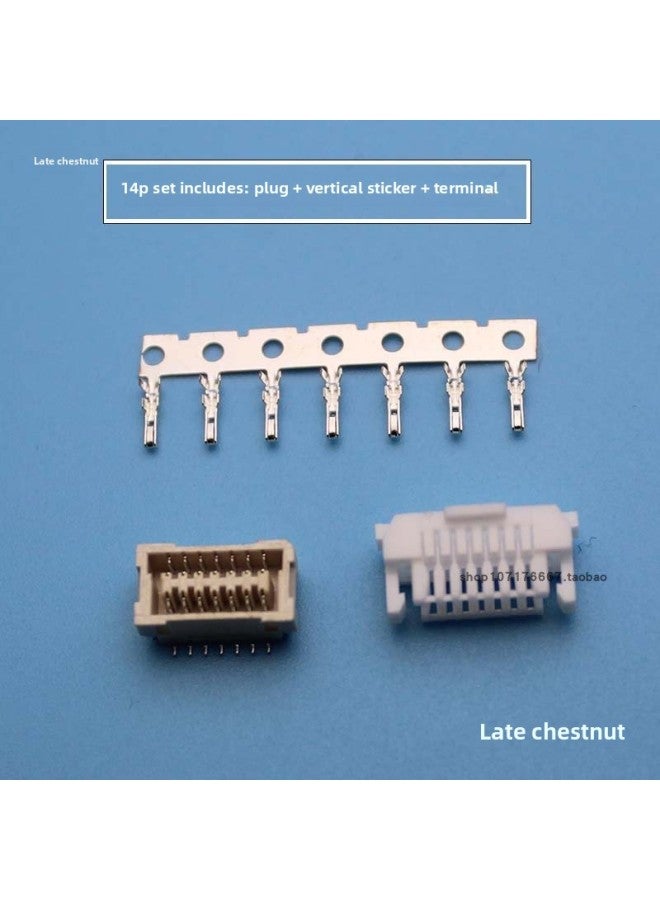 Connector 1.0mm Double-row Patch Vertical Patch SHLD With Lock Connector Double-row Double-row Patch With Lock-Color:30p-terminal Wire Double-ended Pressure 20cm- - Image 1